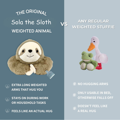 Sola the Sloth Weighted Animal